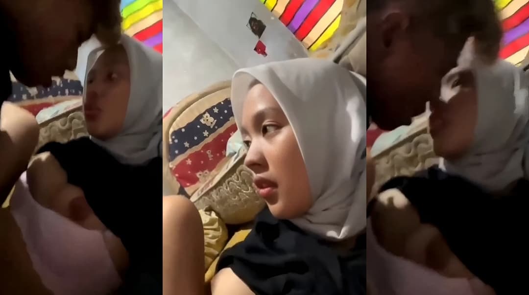si hijab imut diewe pacarnya yang seperti musang