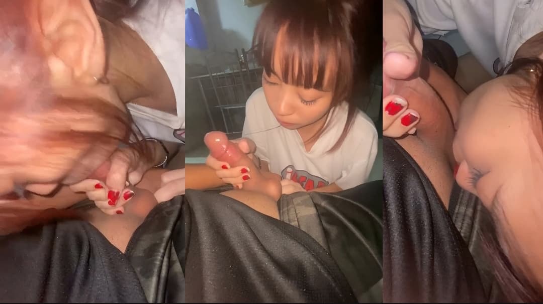 kimcil pirang merah membara jago sepong 3