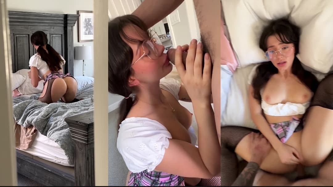 Jakara Mitchell Gets Ravished In Her Schoolgirl Outfit